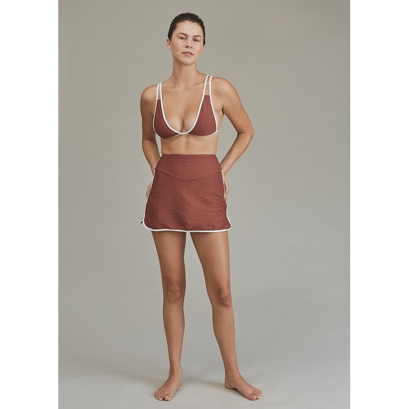 LANEY PIPED TENNIS SKIRT - SUMMER 2024