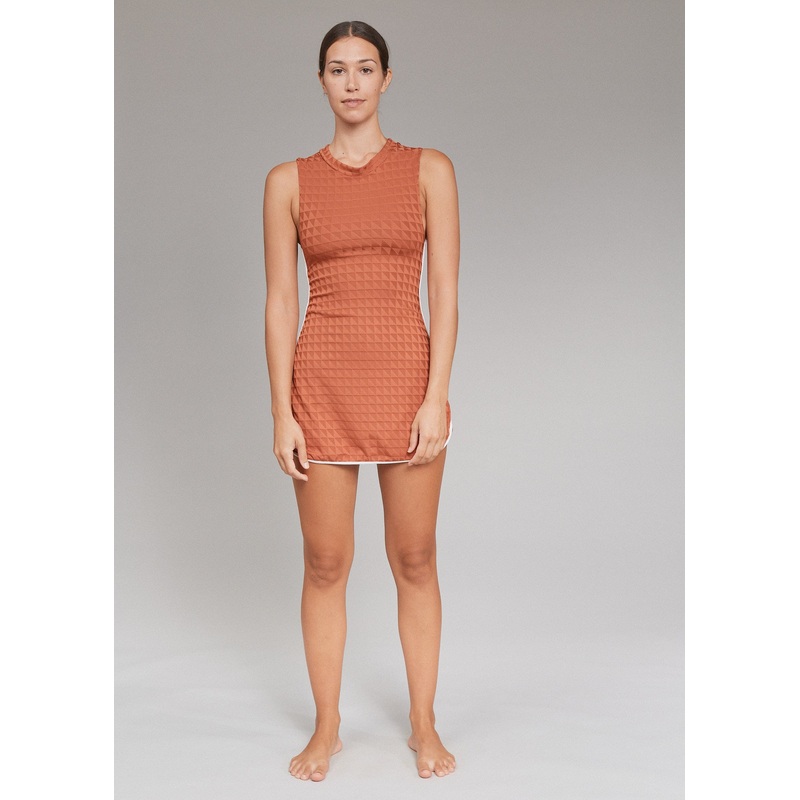 ALMA PIPED TENNIS DRESS - RESORT 2025