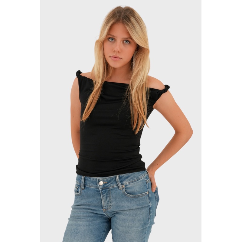 "Classy" top black
