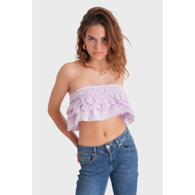 "Hope" top lila
