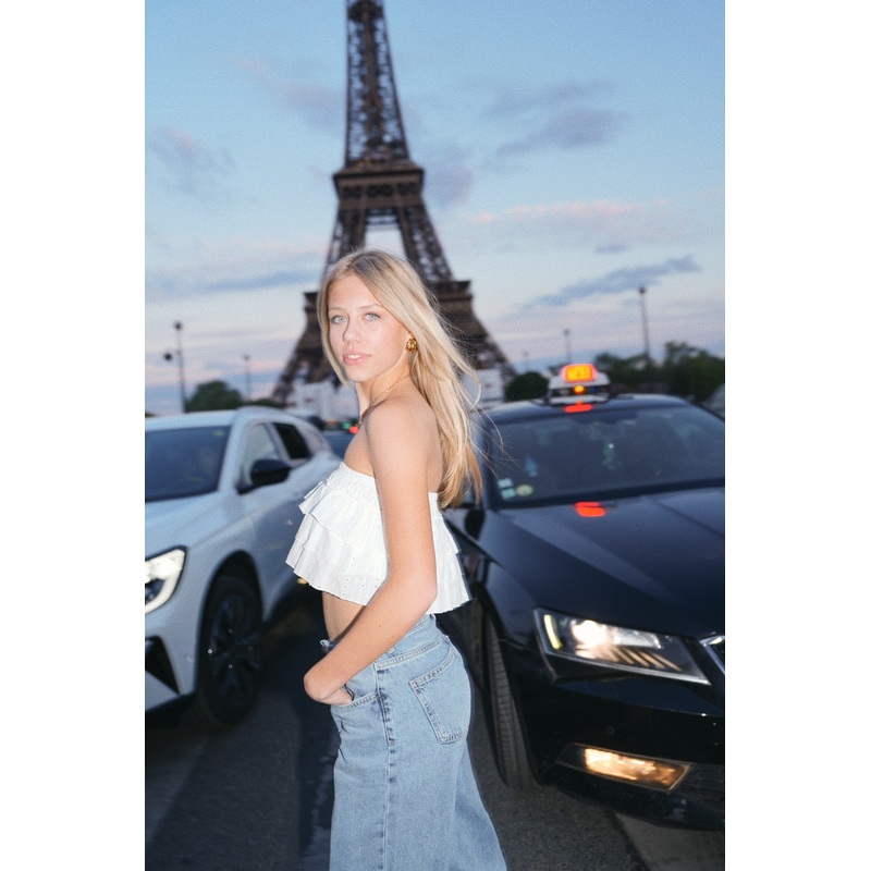 "Hope" top white