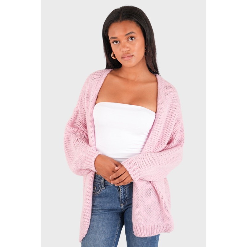 Keep me warm" vest baby pink