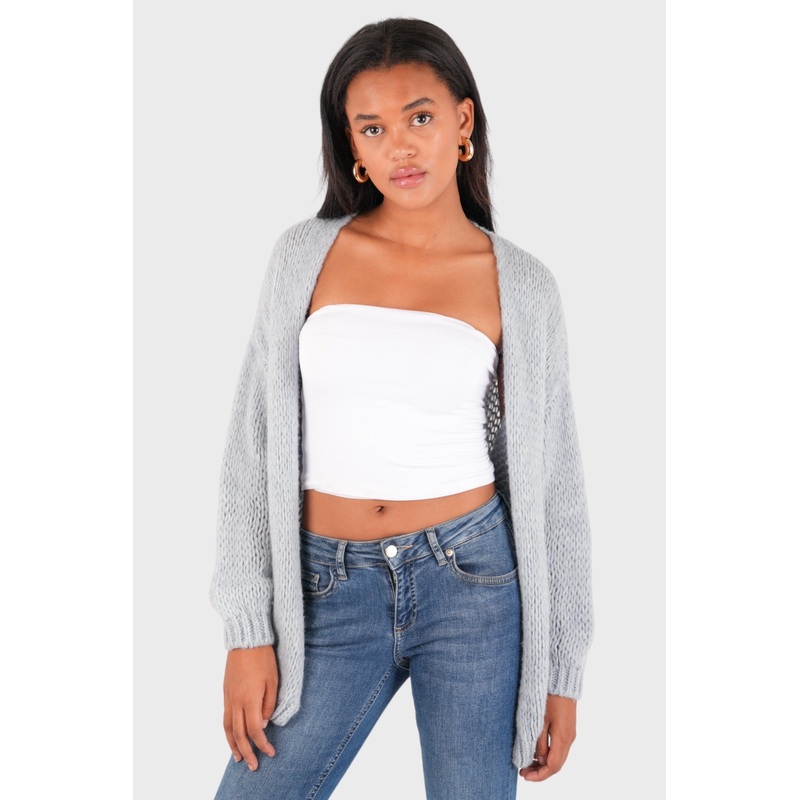 "Keep me warm" vest light grey