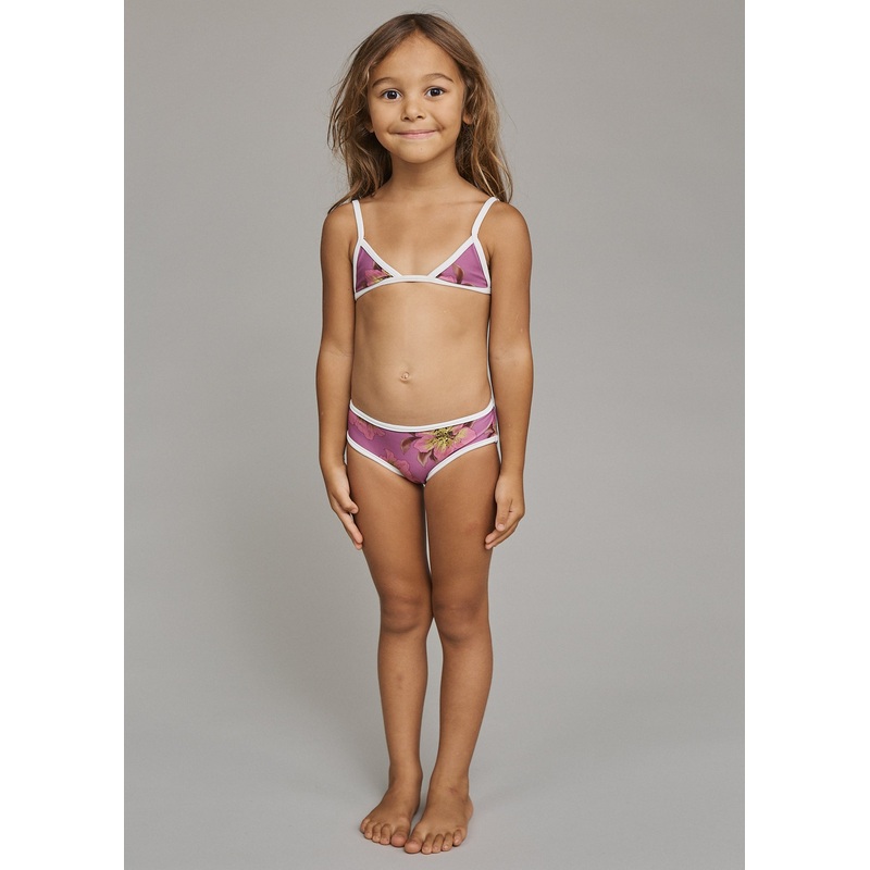 KIDS BAJA TOP + MAKAI PIPED BOTTOM SET - SUMMER 2025