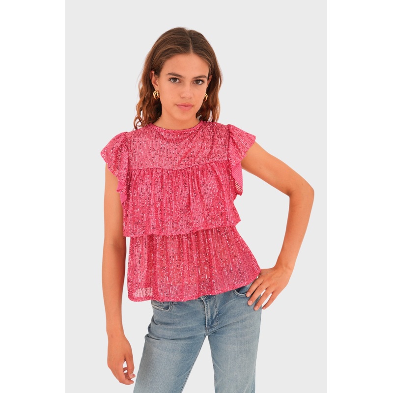 "Lottie" top pink