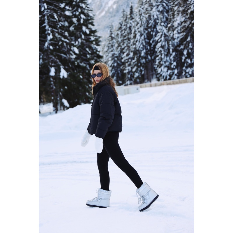 Puffer jacket black