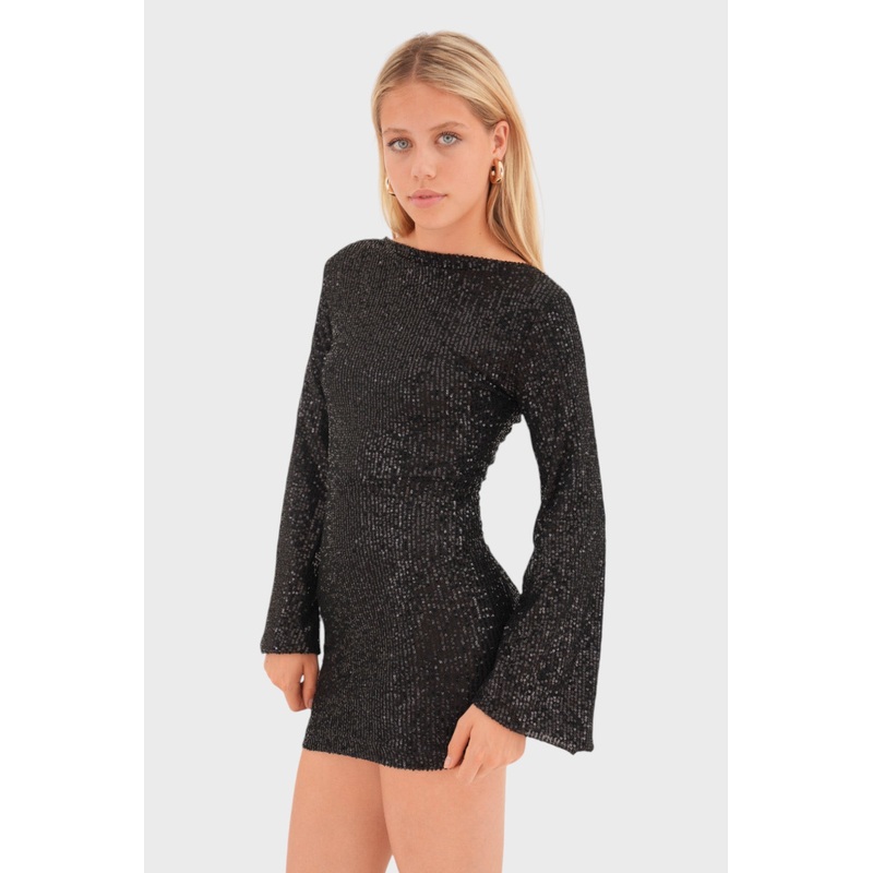 "Shine" dress black