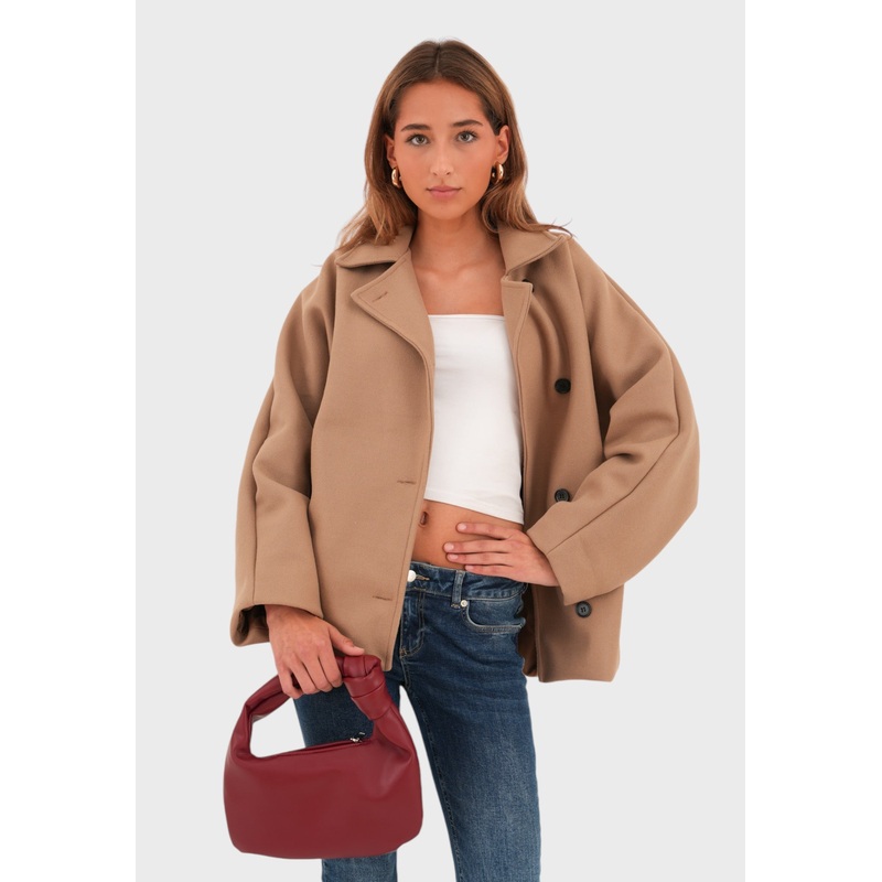 "Autumn" coat camel