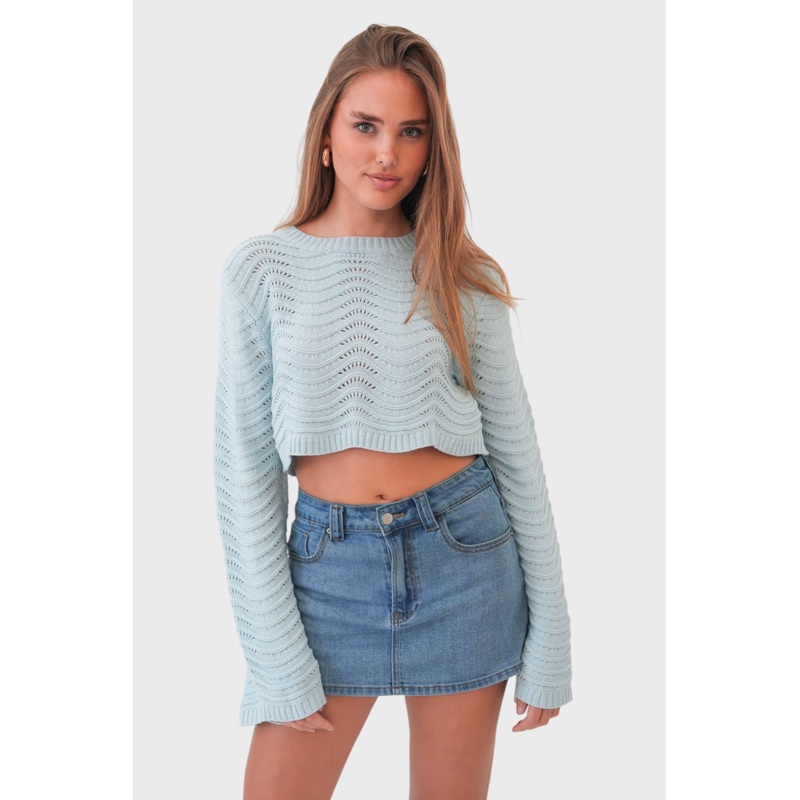 "Bahamas" top blue