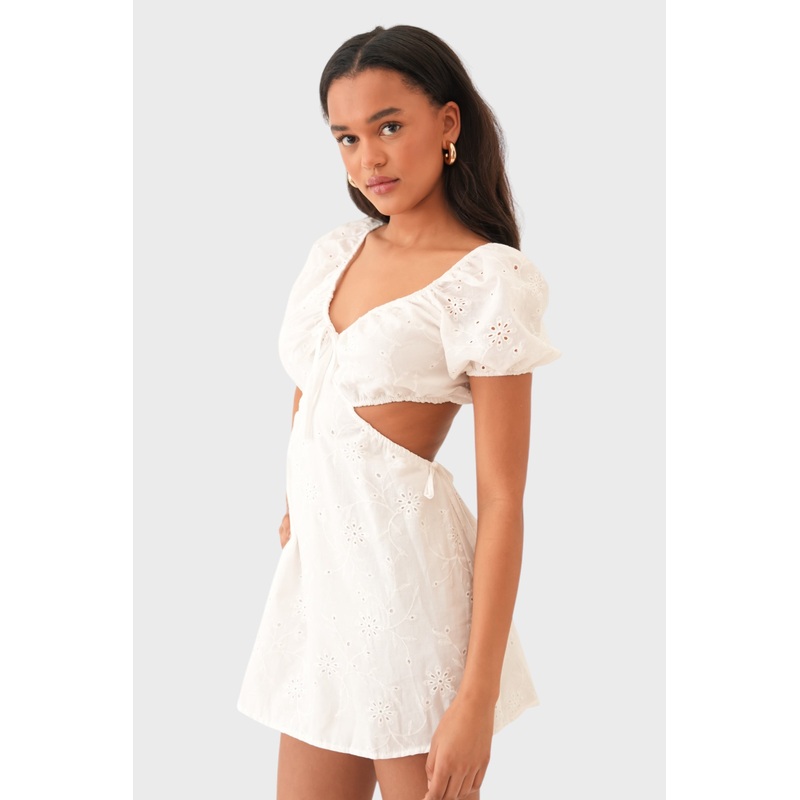 "Belle" dress white
