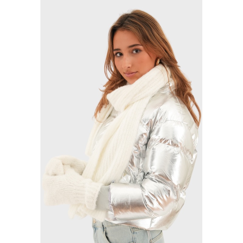 "Cosy" gloves white