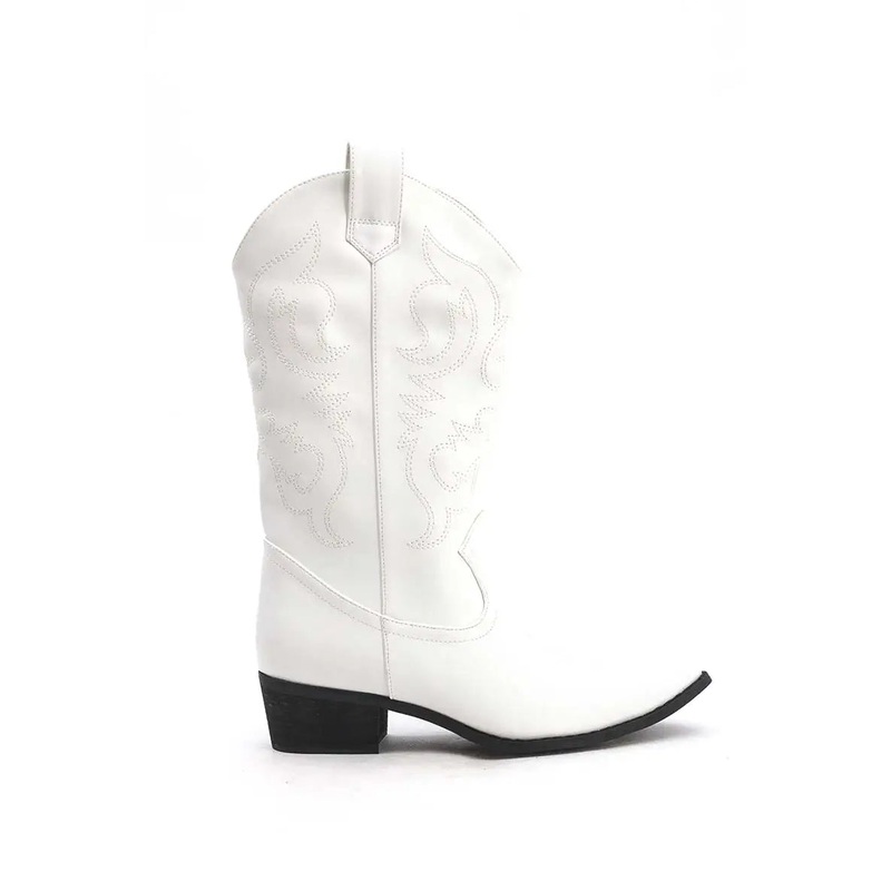 "Cowboy" boots white