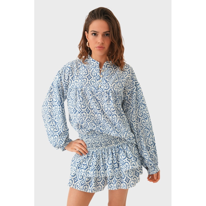 Florence" blouse blue