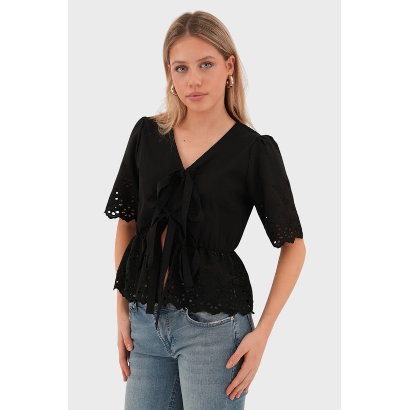 Lily" blouse black