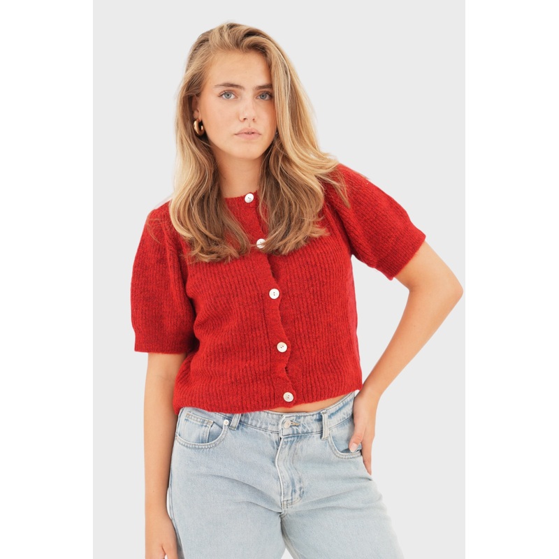 "Mila" sweater red