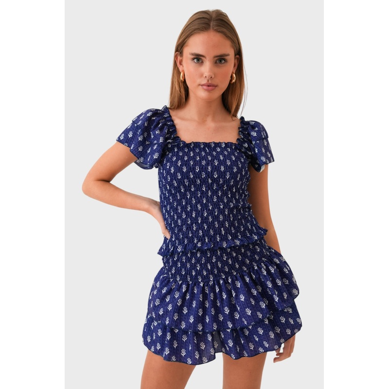 "Palma" ruffle top