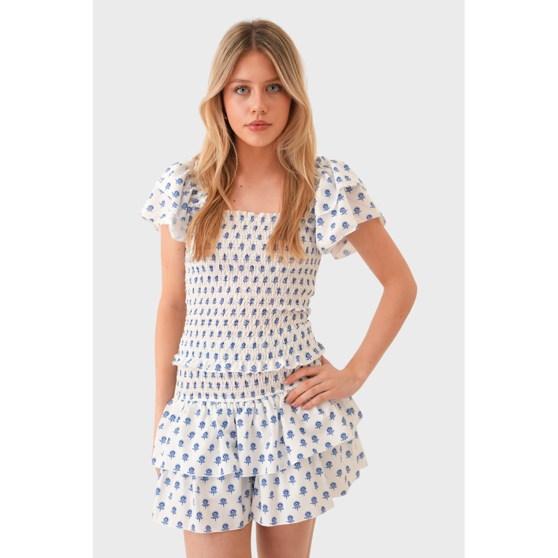 "Porto" ruffle top