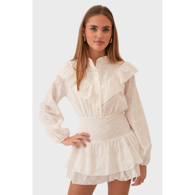 "Toscane" dress white