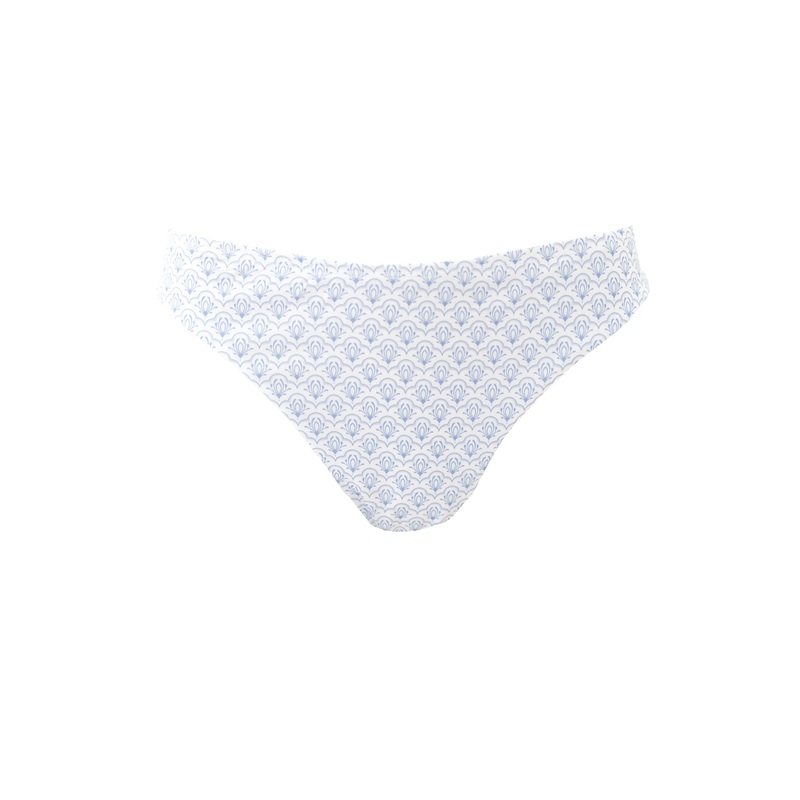 "Amalfi" bikini bottom blue