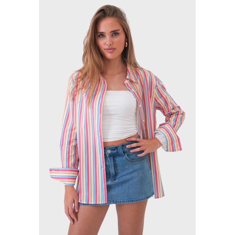"Azul" blouse striped