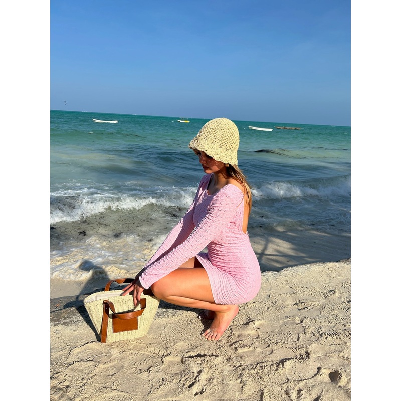 "Beachy" dress pink