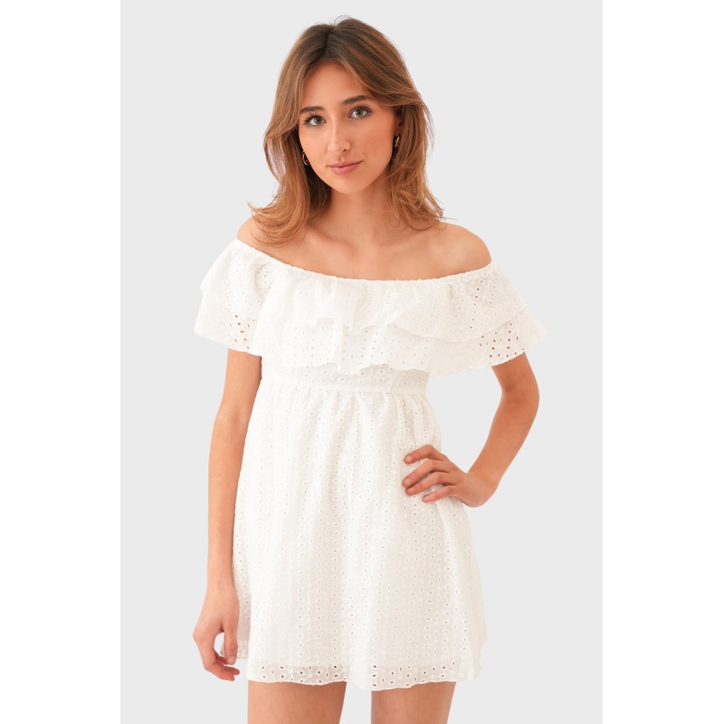 "Coco" dress white