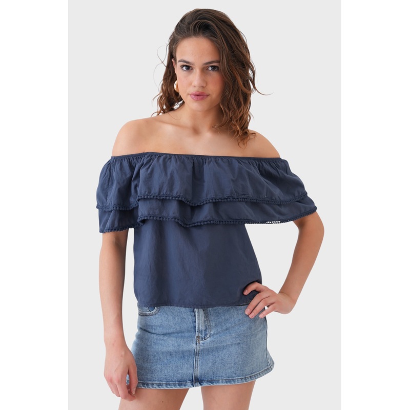 "Como" blouse navy