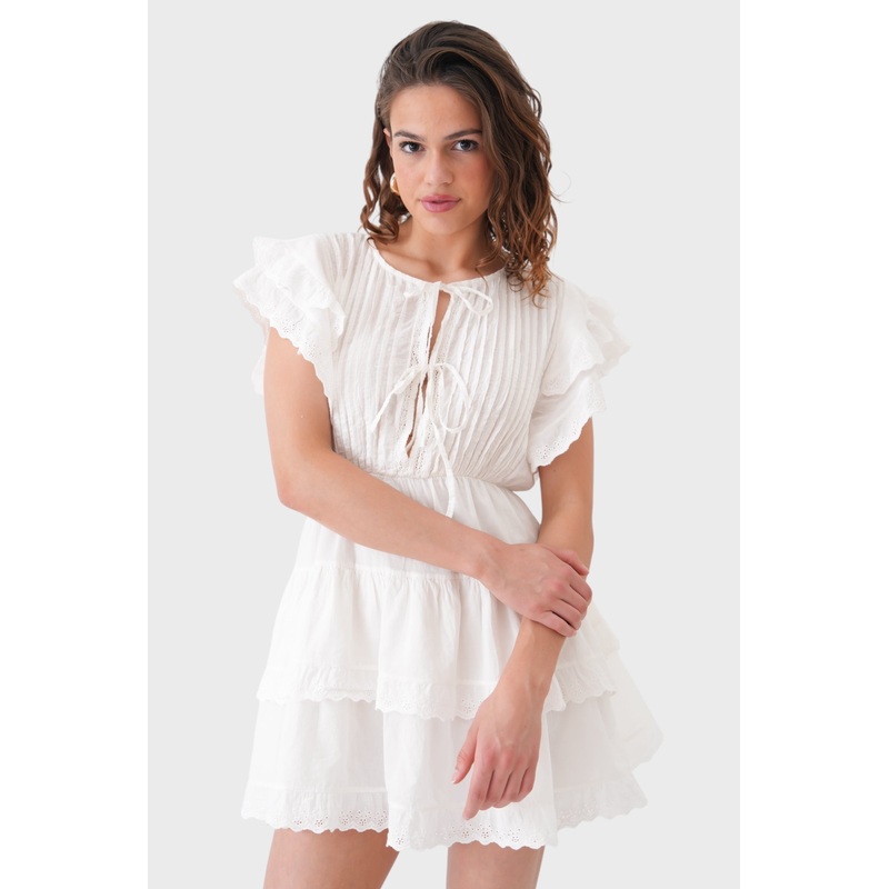 "Emma" dress white