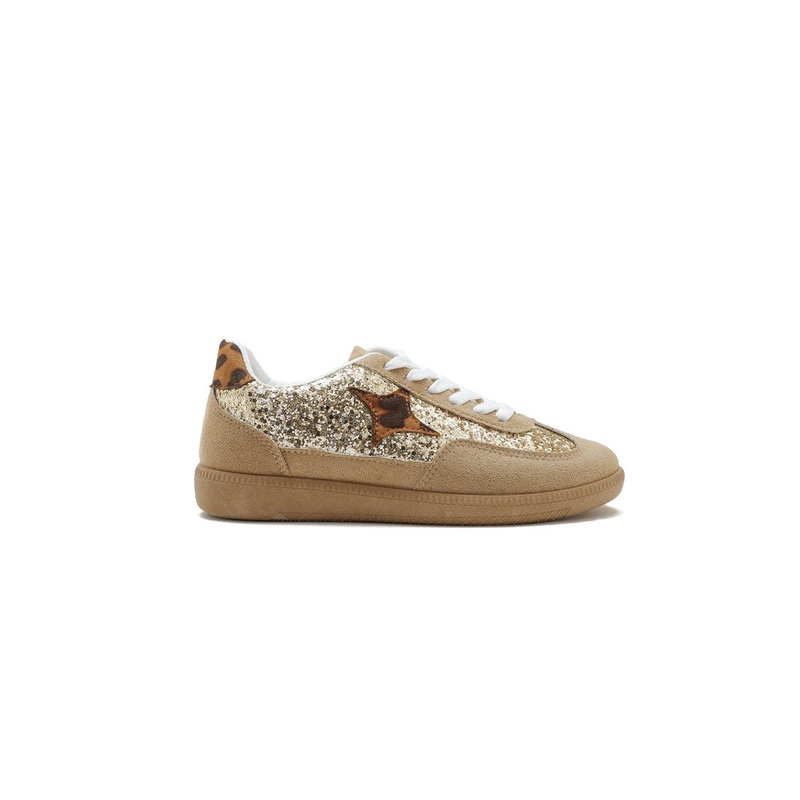 "Glitter" shoes leopard