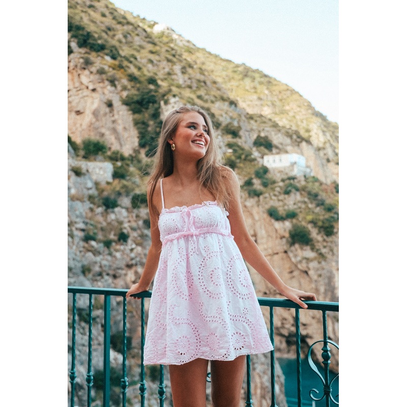"Maddie" dress baby pink