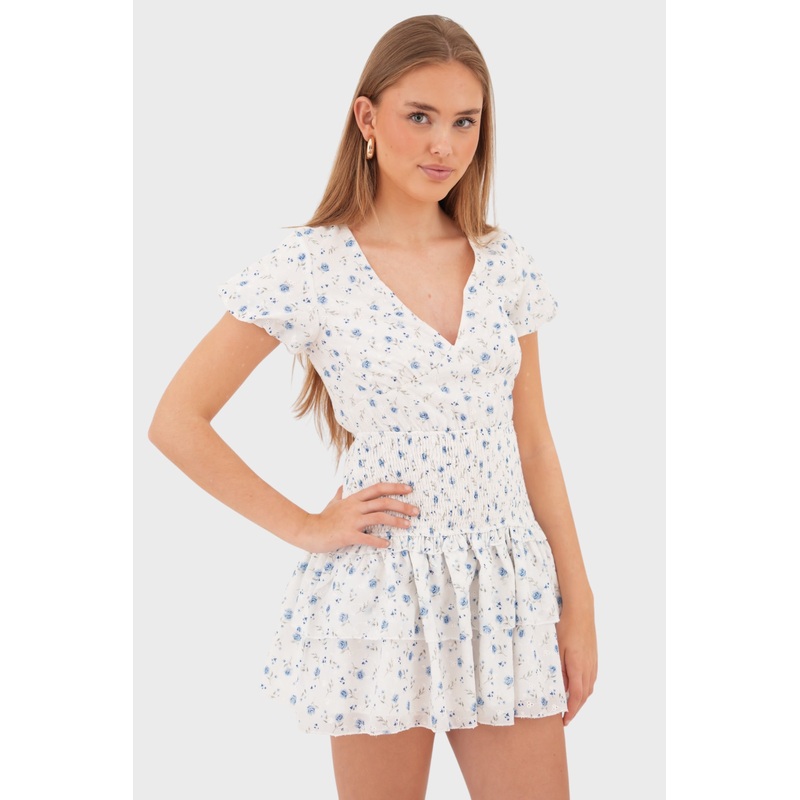 "Rhodes" dress blue