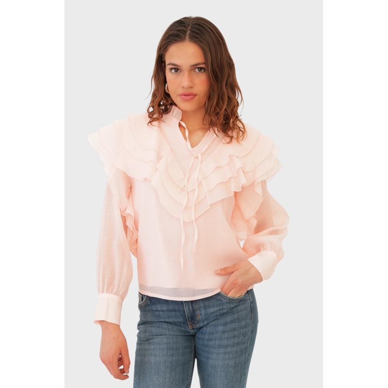 "Spring" blouse pink