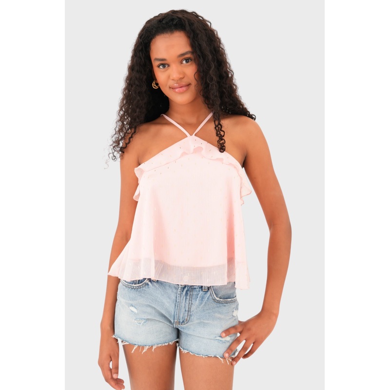 "Sunlit" top pink