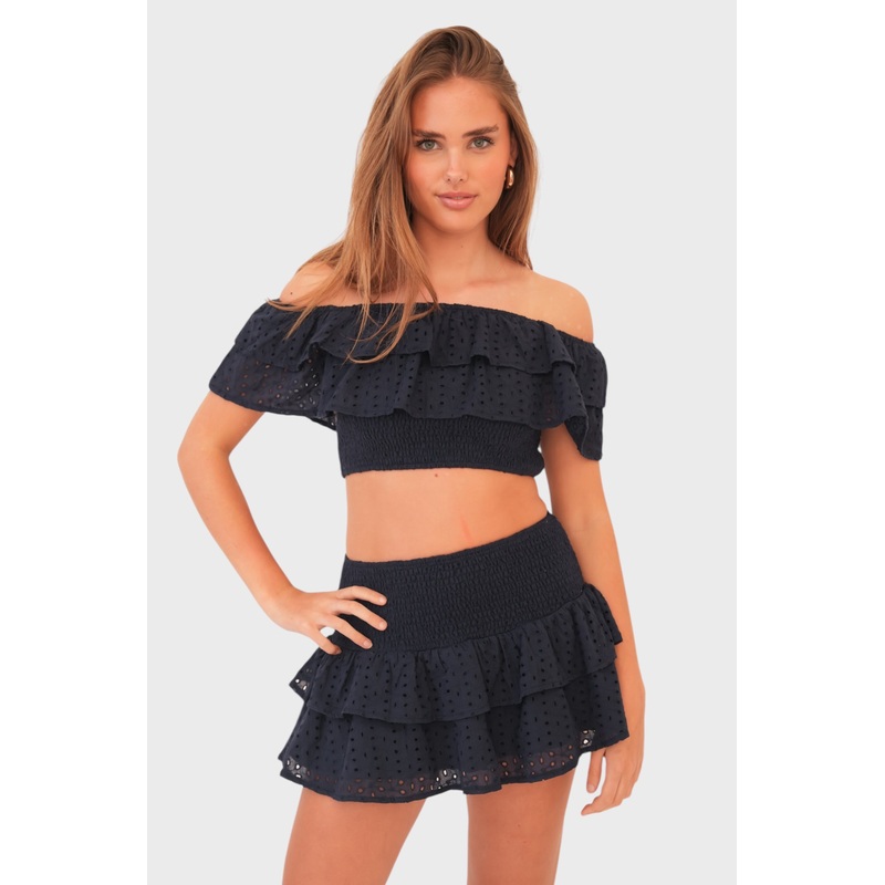 "Sunset" skirt navy