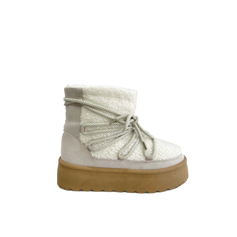 "Teddy" boots beige
