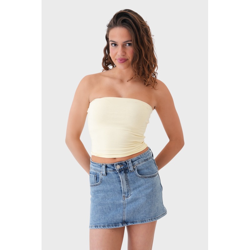 "Tube" top yellow