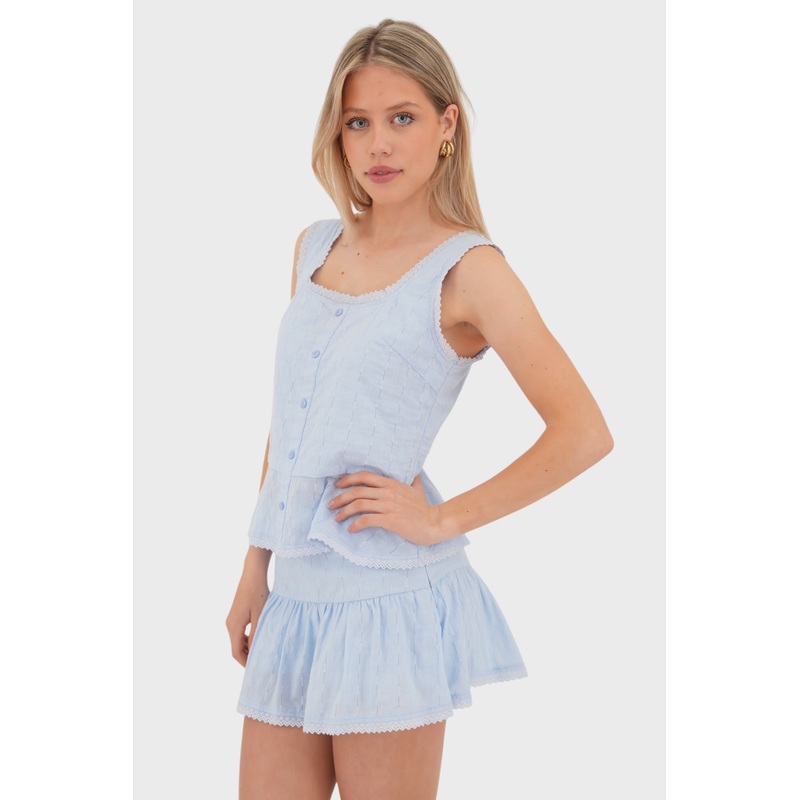 "Bliss" skirt light blue
