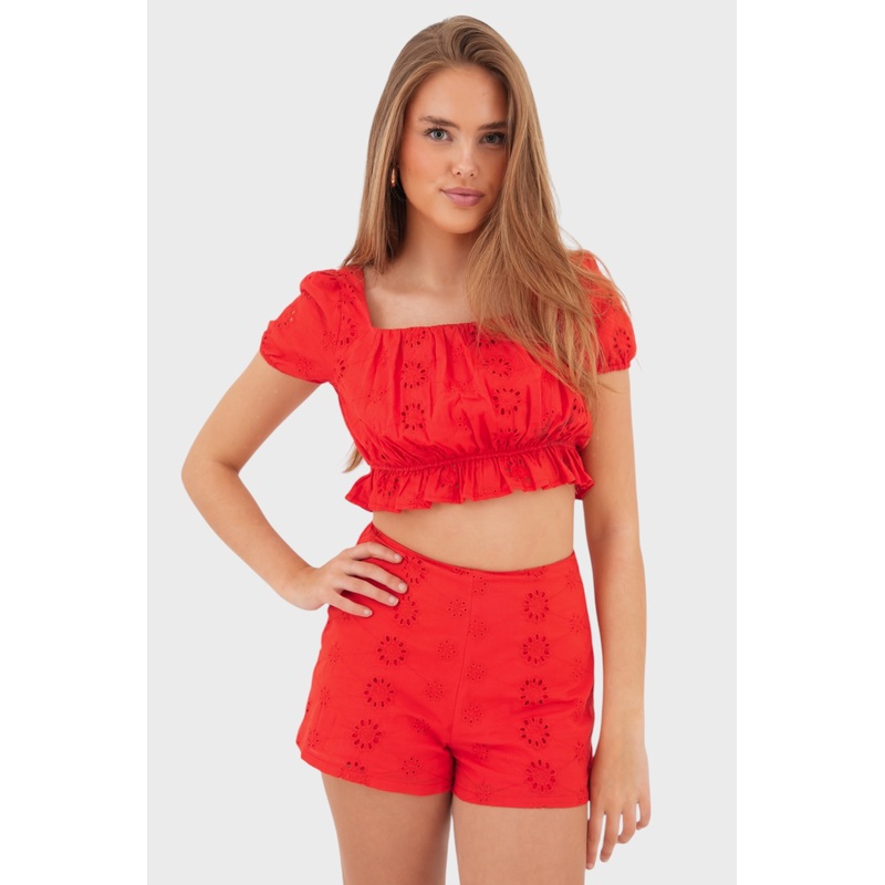 "Cherry" short red