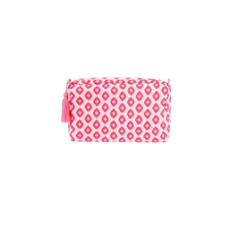 "Floral" pouch light pink