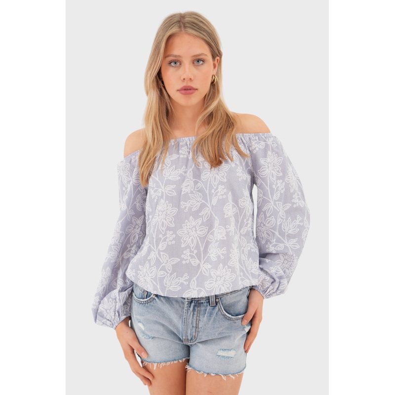 "Italy" blouse blue
