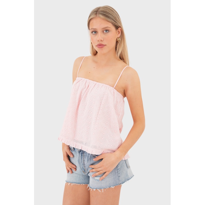 "Lovely" top pink
