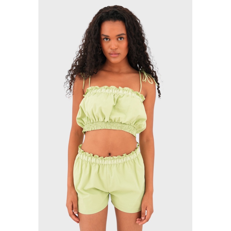 "Malaga" short green