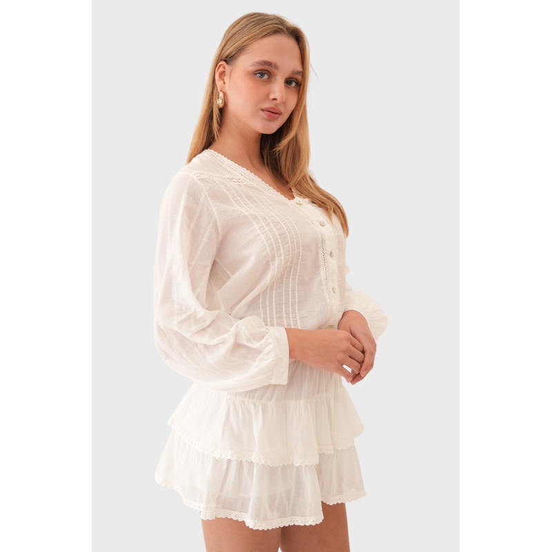 "Olivia" skirt white