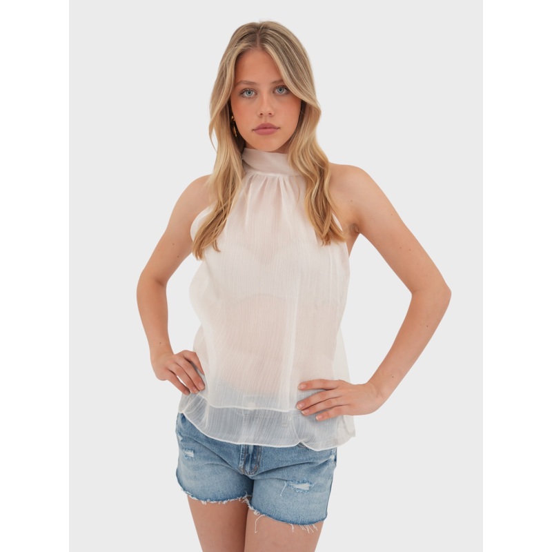 "Rosa" top white