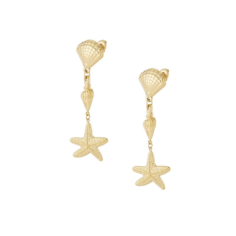 "Seashell" earrings