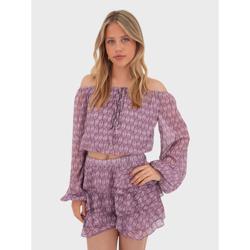"Stella" blouse purple