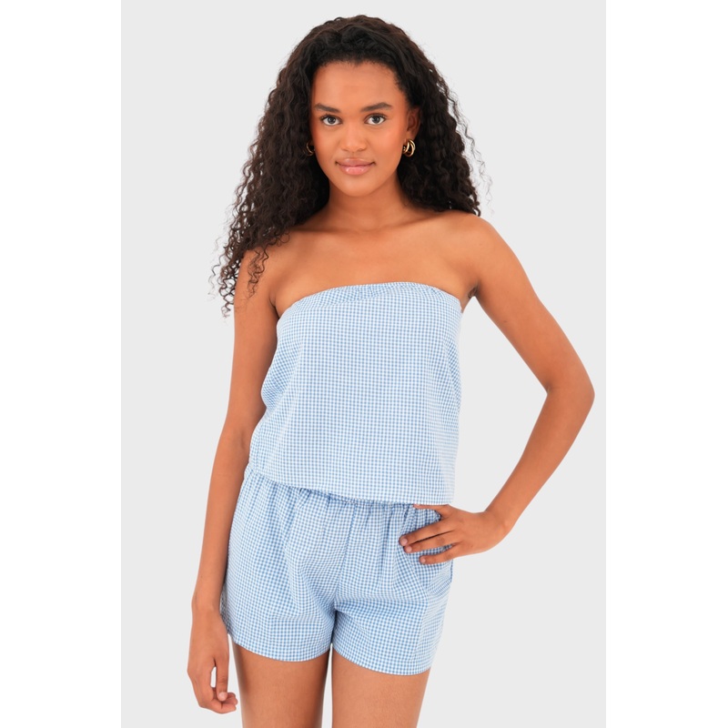 "Venice" top blue