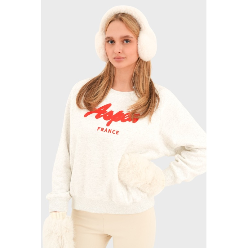 "Aspen" sweater red