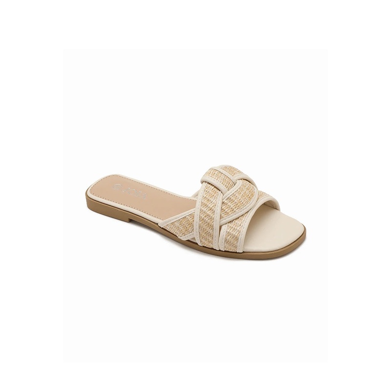 "Beach" slippers beige
