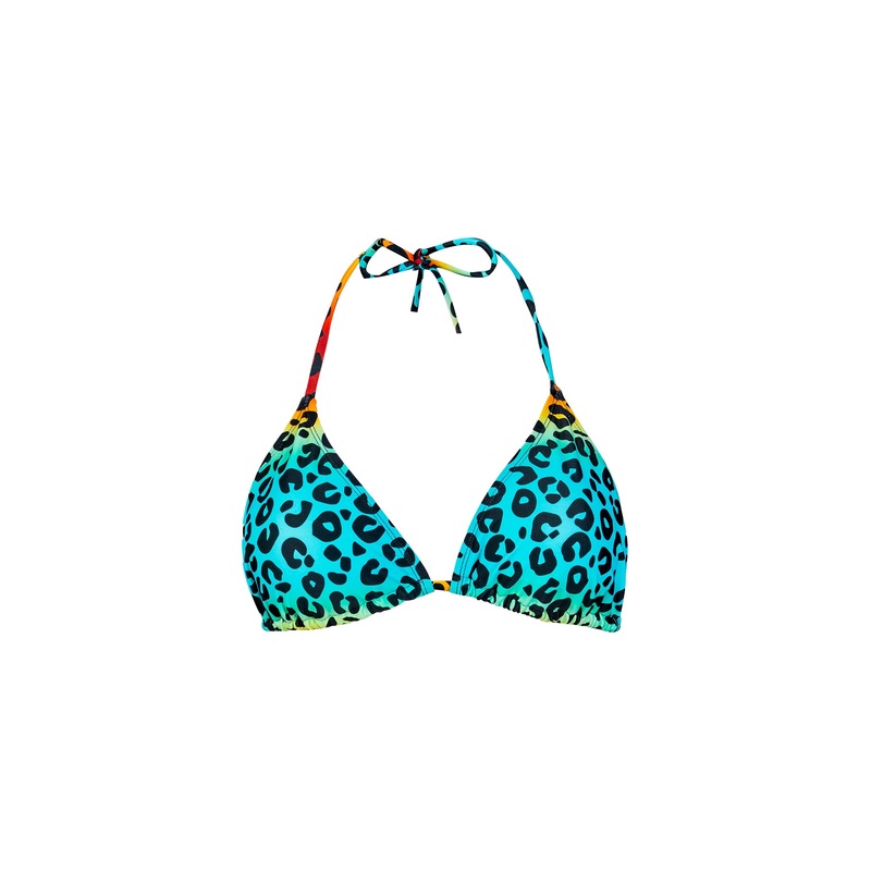 Cheetah Paradise Slide Triangle Top
